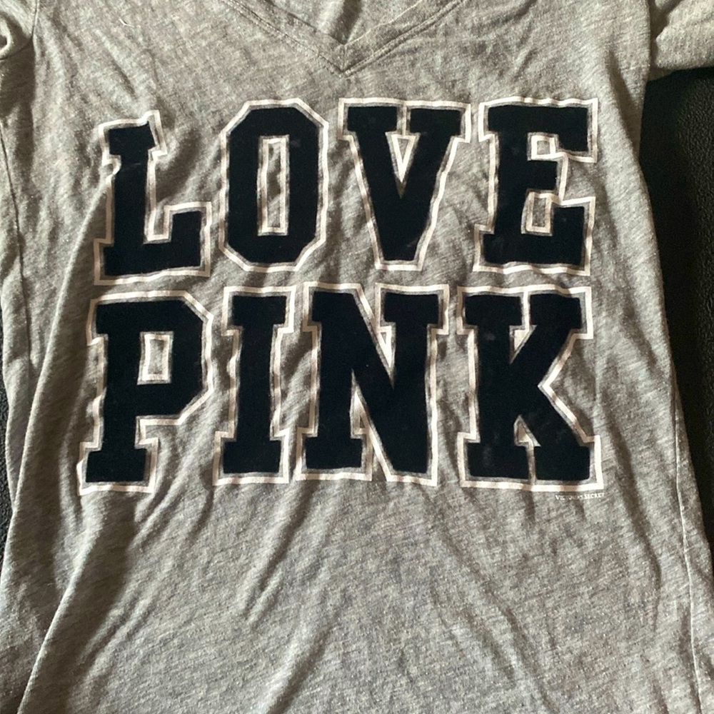 Victoria secret PINK v neck tshirt